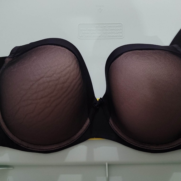 TORRID black/nude bra. Size 44B. Gently worn. - Picture 2 of 4